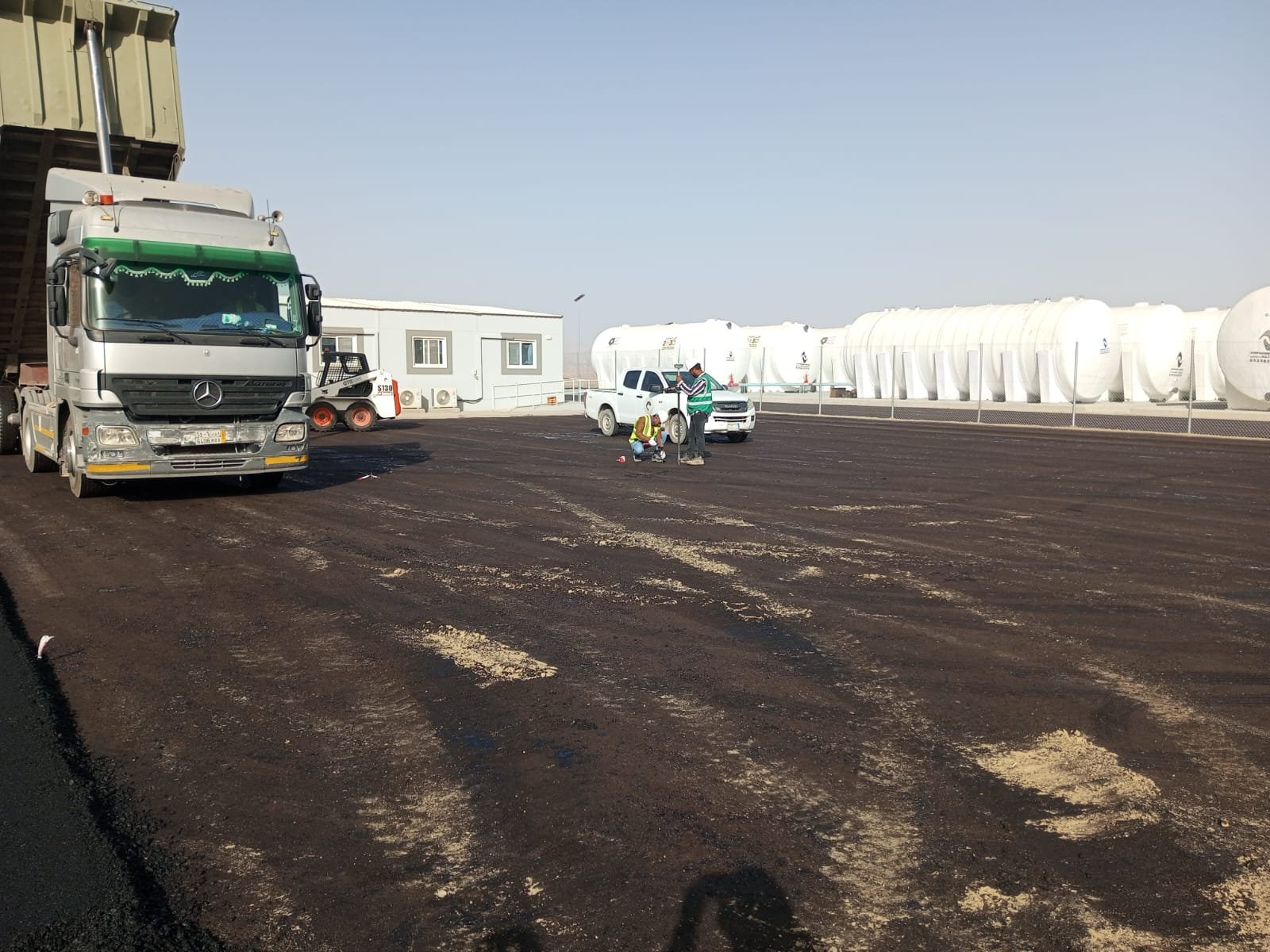 Al-Kharj Industrial Asphalt and Warehouse Paving Works