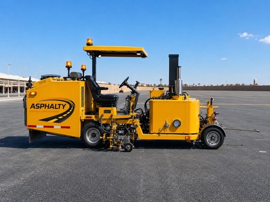 Marking Asphalt Truck