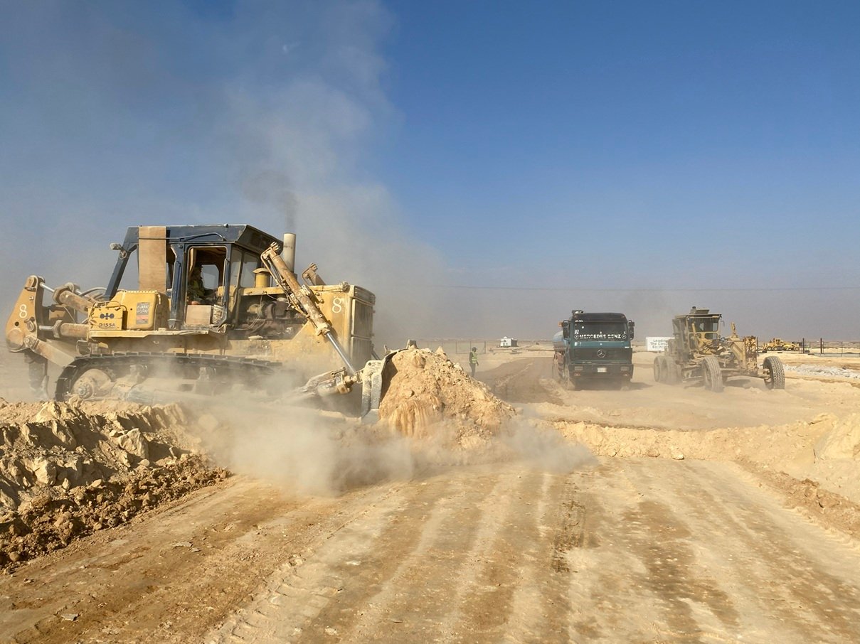 Infrastructure works with China Harbour Company at SEDRA Project in Riyadh City