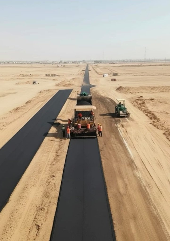 Neom Projects, Asphalt Paving Process, by Using Modern Asphalt Paving Equipment